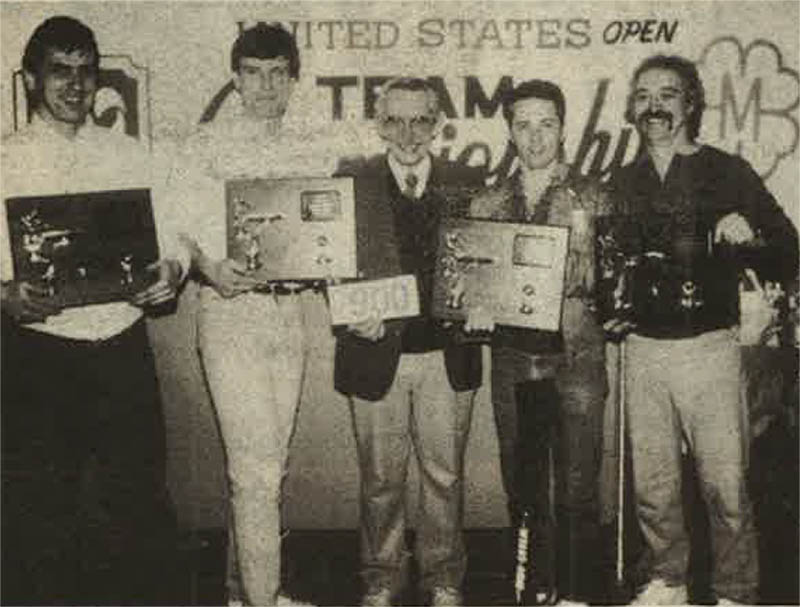 1988 Team with Jeff Carter, Mark Wilson, Jim McDermott, Scott Kitto and Dwaine Bowman