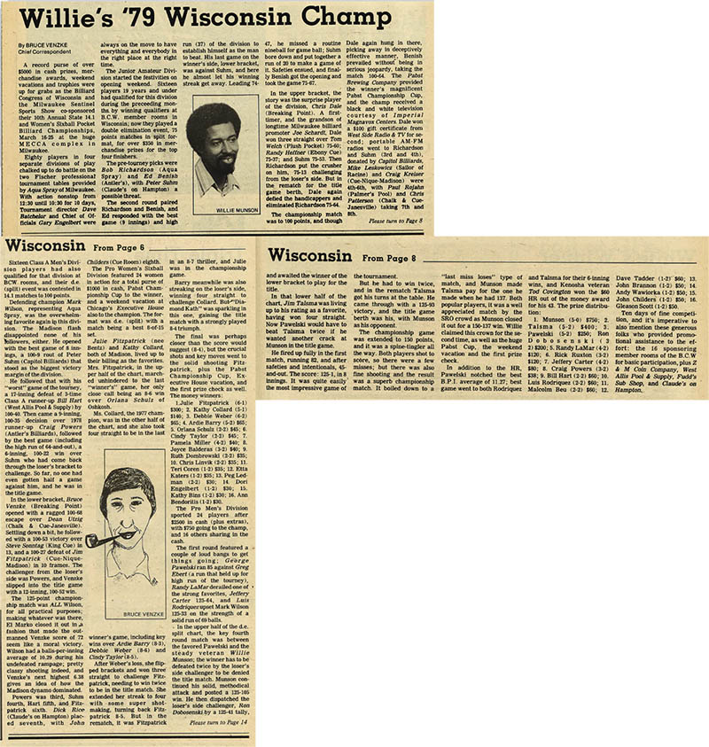 Bruce Venke column about the 1979 Wisconsin State Championships