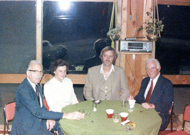 Jerry dining with Willie Mosconi