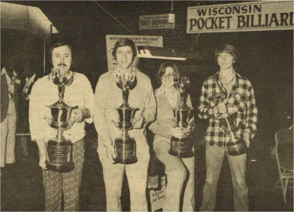 1977 Champions, George Pawelski, Bruce Venzke, Kathy Collard and Jay Fletcher