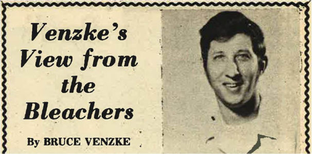 A Bruce Venzke column header in 1975