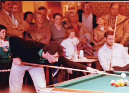 Jeff Carter competing in the Straight Pool Championships