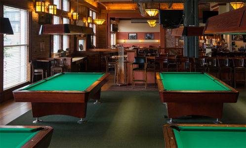 Modern Day pool room