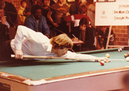 Ron Dobosenski competing in Wisconsin's Straight Pool Championships