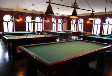 Tripoli Shrine billiards room in Milwaukee