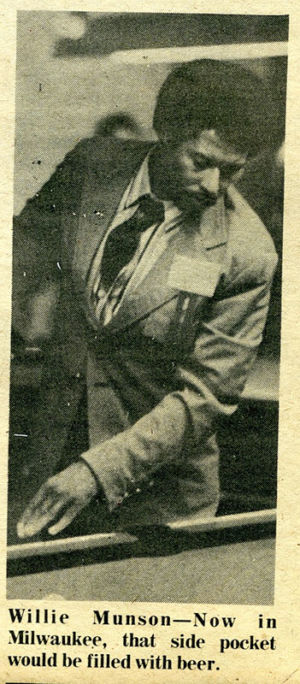 Willie featured in the 1973 Billiard News