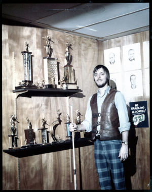 Jerry's trophy wall
