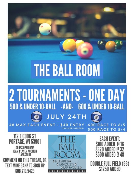 Tournaments Wisconsin Billiards Hall of Fame
